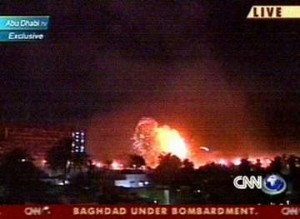 Irak-Krieg 2003: Luftangriff auf Bagdad, CNN-Bericht