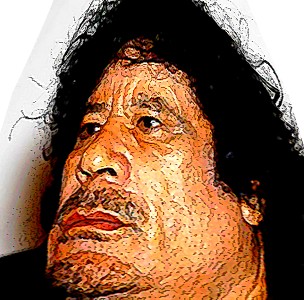 Muammar Gaddafi, Ghaddafi, Khadafi, Karikatur, Cartoon